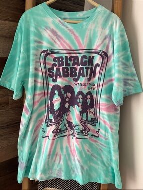 🆕 Black Sabbath Tie Dye Band Tee